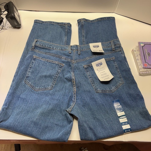 Saddlebred Men’s Relaxed Fit Jeans 40x32 Comfort Flex Medium Wash NWT - Picture 5 of 6